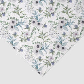 スコットランドフローラおよびタータンチェックシリーズデザイン18 薄葉紙 (詳細)