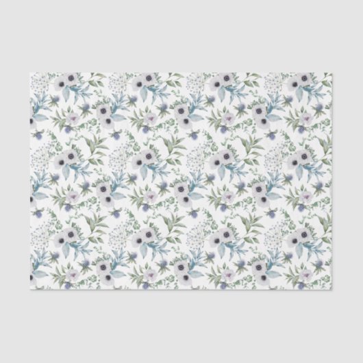 スコットランドフローラおよびタータンチェックシリーズデザイン18 薄葉紙 (正面)