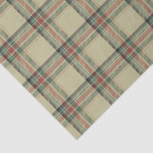 スコットランドフローラおよびタータンチェックシリーズデザイン36 薄葉紙 (詳細)