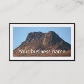 スコットランドブシンのスタック・ポライダ山脈 名刺 (正面)