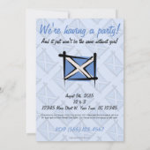 スコットランドブラシ旗 招待状 (裏面)