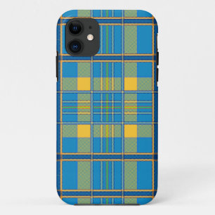 スコットランドプレイドタータンチェックの電話箱 iPhone 11 ケース
