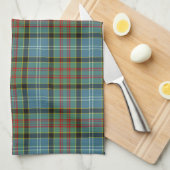 スコットランドペイズリー地区タータンチェック キッチンタオル (四つ折り)