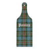スコットランドペイズリー地区タータンチェック パーソナライズされた カッティングボード (正面)