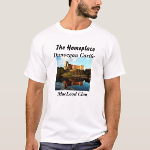 スコットランドマクロード藩のダンビーガンキャッスルTシャツ Tシャツ