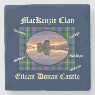 スコットランドマッケンジークランEilian Donan Castle ストーンコースター