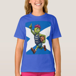 スコットランドラグビーモチーフ タイムアザシスル アート Tシャツ