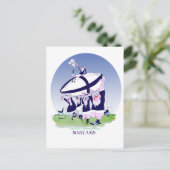 スコットランドラグビー応援トニー・フェルナンデス ポストカード (スタンド正面)