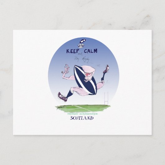 スコットランドラグビー,トニー・フェルナンデス ポストカード (正面)