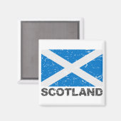 スコットランドヴィンテージ国旗 マグネット (正面/裏面)