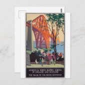 スコットランドヴィンテージ旅行はがき ポストカード (正面/裏面)