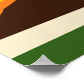 スコットランドヴィンテージ旅行 ポスター (角)