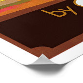 スコットランドヴィンテージ旅行 ポスター (角)