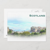スコットランドヴィンテージ観光旅行の追加 ポストカード (正面/裏面)