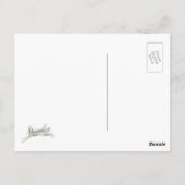 スコットランド人がソファに座っていた ポストカード (裏面)