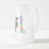 スコットランド人が賞金を見つける フロストグラスビールジョッキ (正面右)