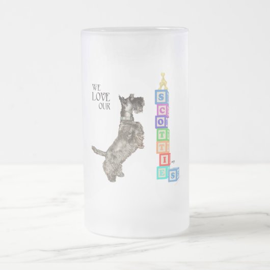 スコットランド人が賞金を見つける フロストグラスビールジョッキ (中央)