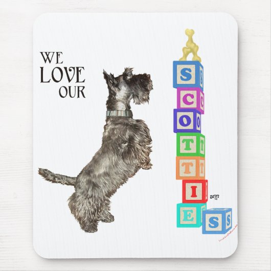 スコットランド人が賞金を見つける マウスパッド (正面)
