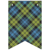 スコットランド人のキャンベル家族のタータンチェック バンティングフラッグ (第1の旗)