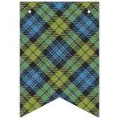 スコットランド人のキャンベル家族のタータンチェック バンティングフラッグ (第3の旗)