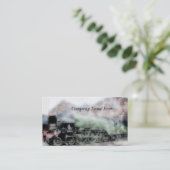 スコットランド人のグランジな名刺を飛ばすヴィンテージ 名刺 (スタンド正面)