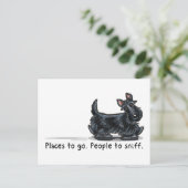 スコットランド人のスニフ ポストカード (スタンド正面)