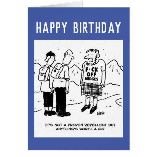 スコットランド人の中学生を避けようとする試み (正面)