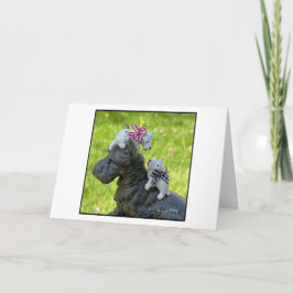 スコットランド人の出入り口に粘土のスコットランド カード