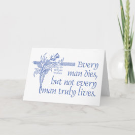 スコットランド人の引用文、ウィリアム・ウォレスのアザミカード カード