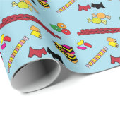 スコットランド人の甘草は青いキャンディを撚る ラッピングペーパー (ロールコーナー)