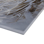 スコットランド人の鹿が雪のクリスマスを過ごした カッティングボード (角)