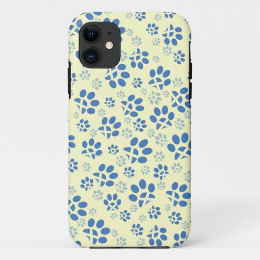 スコットランド人のSaltire猫の足のプリントの場合 Case-Mate iPhoneケース (裏面)