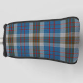 スコットランド人は一族トムソンを青および灰色のタータンチェック着色します ゴルフヘッドカバー (正面)