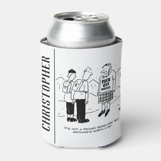 スコットランド人は中学生を撃退する新しい方法を持っている 缶クーラー (缶正面)