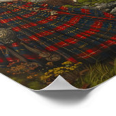 スコットランド人女性 ポスター (角)