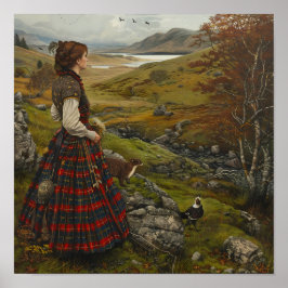 スコットランド人女性 ポスター