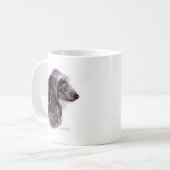 スコットランド人Deerhound コーヒーマグカップ (正面左)