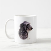 スコットランド人Deerhound コーヒーマグカップ (左)