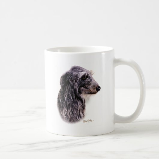 スコットランド人Deerhound コーヒーマグカップ (右)