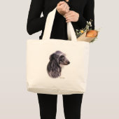 スコットランド人Deerhound ラージトートバッグ (正面(商品))