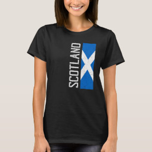 スコットランド伝統プライドカントリーサポートスコットランドF Tシャツ