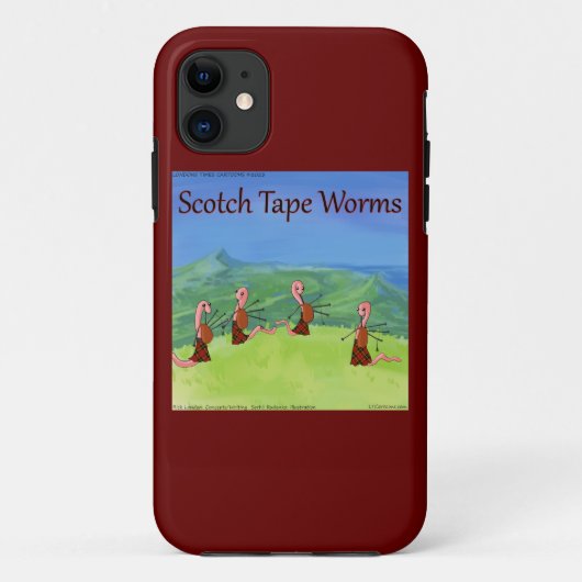 スコットランド出身の面白い虫、リック・ロンドン Case-Mate iPhoneケース (裏面)