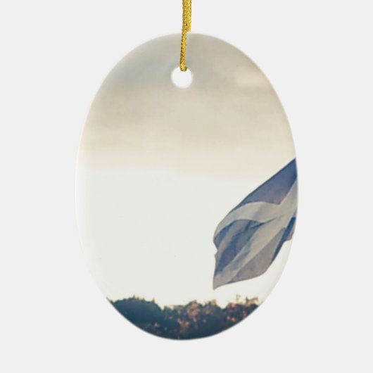 スコットランド勇敢の セラミックオーナメント (正面)