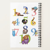 スコットランド動物スパイラルノート10 ノートブック (裏面)