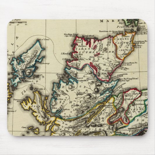 スコットランド古モダン代の マウスパッド (正面)