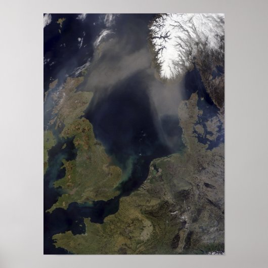 スコットランド吹上空のアフリカの塵 ポスター (正面)