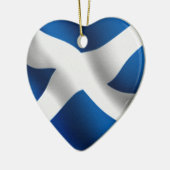 スコットランド国旗とセントアンドリュー愛国心 セラミックオーナメント (左)