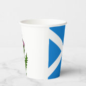 スコットランド国旗のアザミ紙カップ 紙コップ (右)