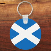 スコットランド国旗のキーチェーン キーホルダー (正面)