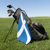 スコットランド国旗のゴルフタオル ゴルフタオル (グリーン)